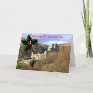 Scottish Clan Campbell - Castle Campbell Xmas   Card