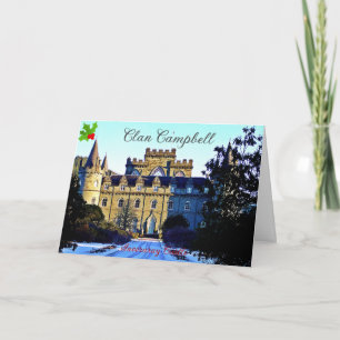 Scottish Clan Campbell Inveraray Castle Holiday Card
