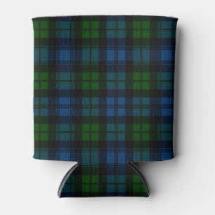 Scottish Clan Campbell Military Tartan Plaid Can Cooler