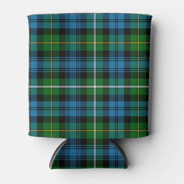 Scottish Clan Campbell Of Argyll Tartan Plaid Can Cooler (Front)