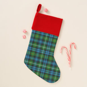 Scottish Clan Campbell Of Argyll Tartan Plaid Christmas Stocking