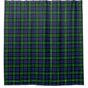 Scottish Clan Campbell of Loudoun Tartan Plaid Shower Curtain
