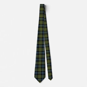 Scottish Clan Campbell Tartan Plaid Tie