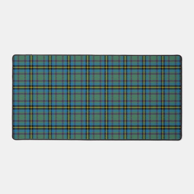 Scottish Clan Carrick Hunting Tartan Plaid Desk Mat (Front)