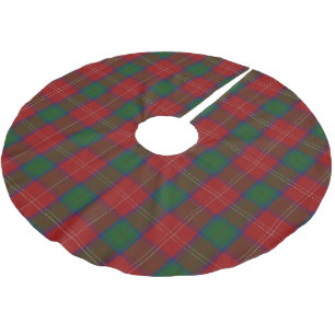 Scottish Clan Chisholm Tartan Brushed Polyester Tree Skirt