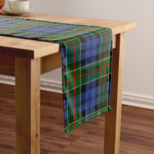Scottish Clan Colquhoun Tartan Plaid Long Table Runner