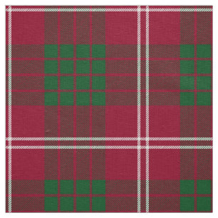Scottish Clan Crawford Tartan Plaid Fabric