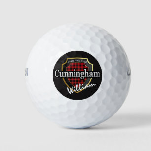 Scottish Clan Cunningham Personalise Your Name Golf Balls