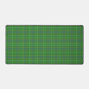 Scottish Clan Currie Tartan Plaid Desk Mat