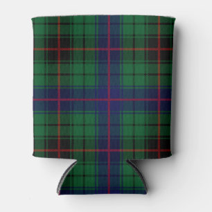 Scottish Clan Davidson Tartan Plaid Can Cooler
