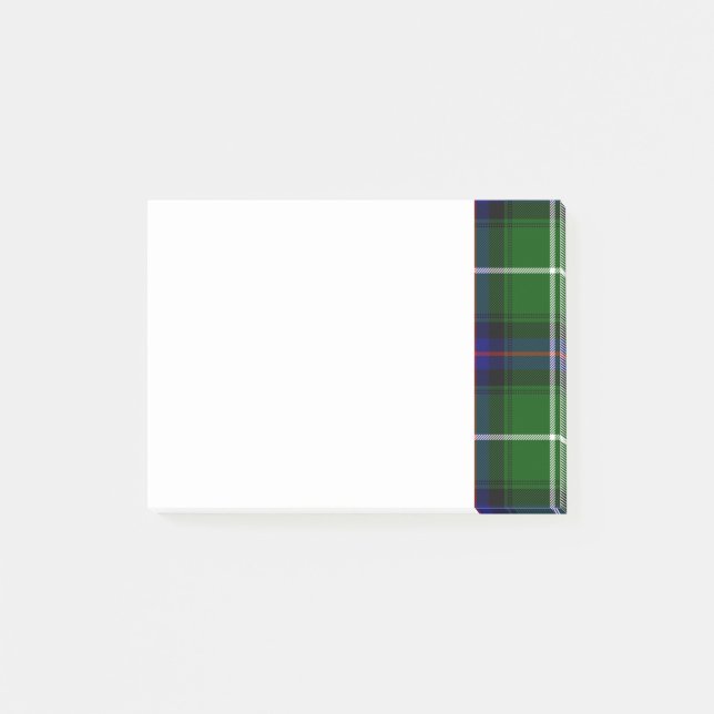 Scottish Clan Donald Tartan and Crest Post-it Notes (Front)