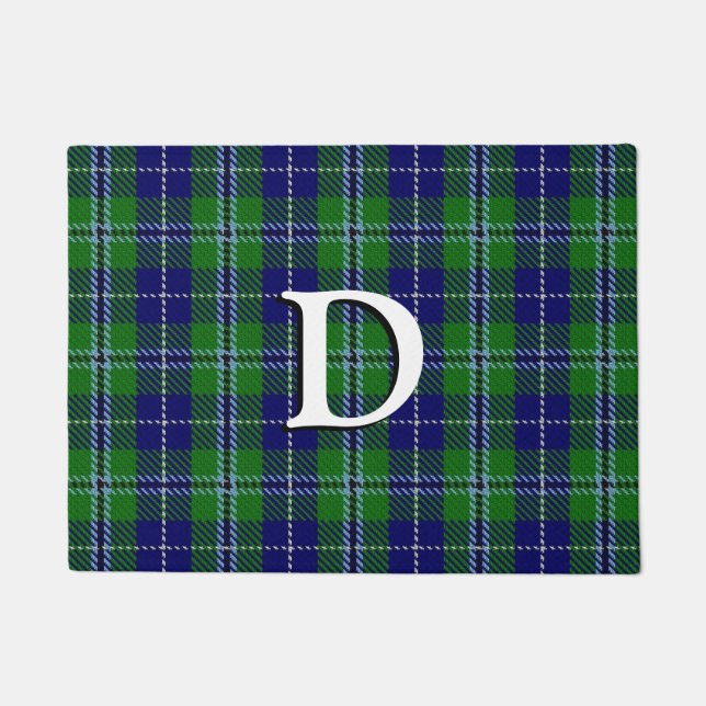 Scottish Clan Douglas Tartan Doormat (Front)