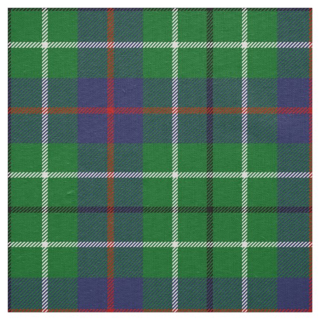 Scottish Clan Duncan Tartan Plaid Fabric (Swatch)