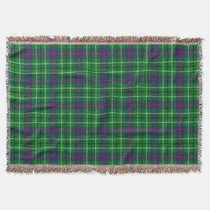Scottish Clan Duncan Tartan Plaid Throw Blanket