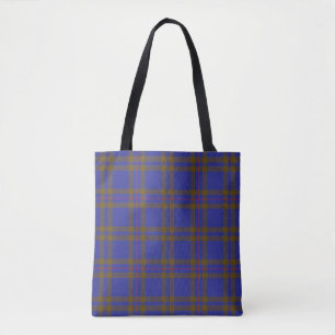 Scottish Clan Elliot Elliott Tartan Plaid Tote Bag