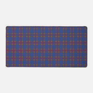 Scottish Clan Elliot Tartan Plaid Desk Mat