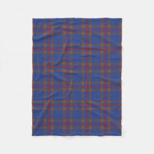 Scottish Clan Elliot Tartan Plaid Fleece Blanket