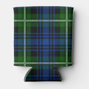 Scottish Clan Forbes Tartan Plaid Can Cooler