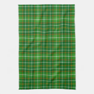 Scottish Clan Forrester Hunting Tartan Plaid Tea Towel