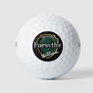 Scottish Clan Forsythe Personalise Your Name Golf Balls