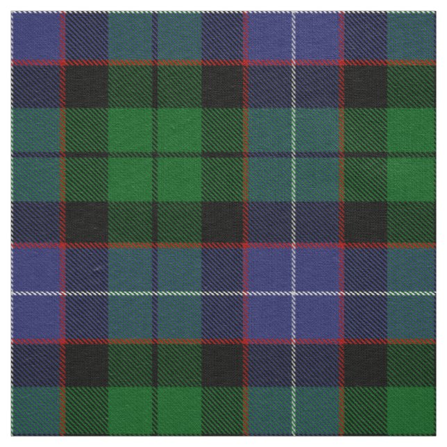 Scottish Clan Galbraith Tartan Plaid Fabric (Swatch)