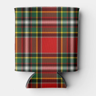 Scottish Clan Gillespie Tartan Plaid Can Cooler