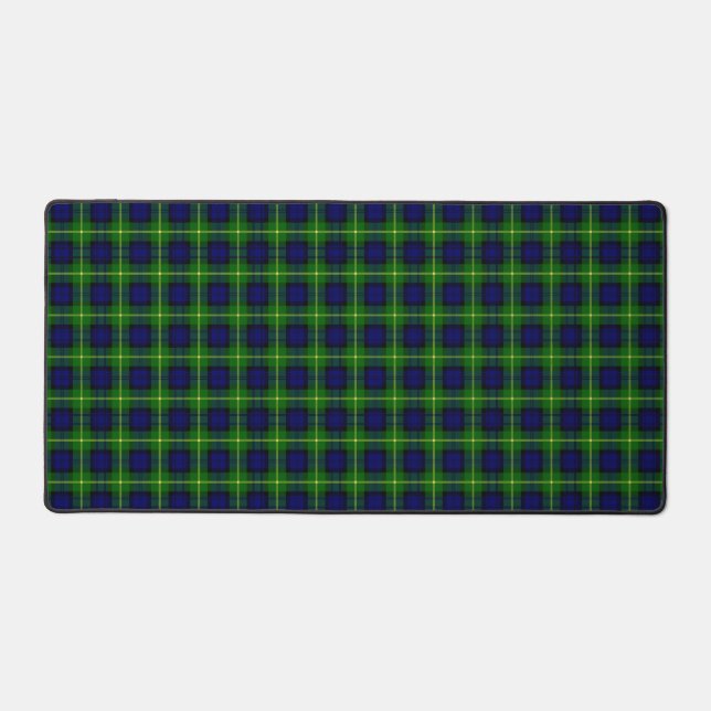 Scottish Clan Gordon Tartan Plaid Desk Mat (Front)