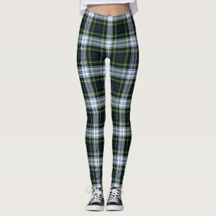 Scottish Clan Gordon Tartan Plaid Leggings