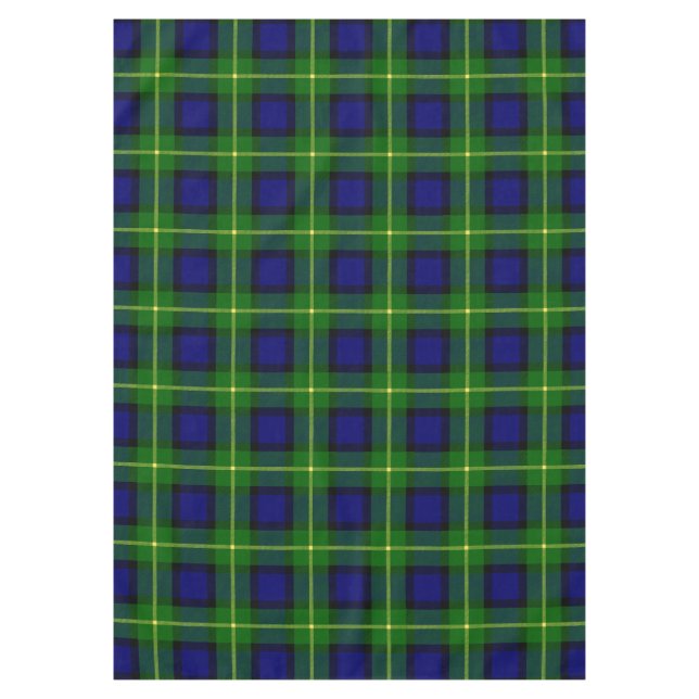 Scottish Clan Gordon Tartan Plaid Tablecloth (Front)
