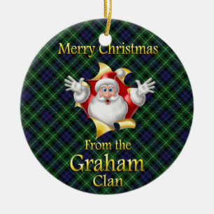 Scottish Clan Graham Christmas Ornament