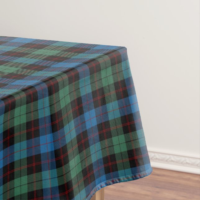 Scottish Clan Guthrie Tartan Tablecloth (In Situ)