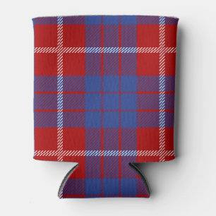 Scottish Clan Hamilton Tartan Plaid Can Cooler