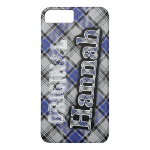 Scottish Clan Hannah Hannay Tartan iPhone 8 Plus/7 Plus Case