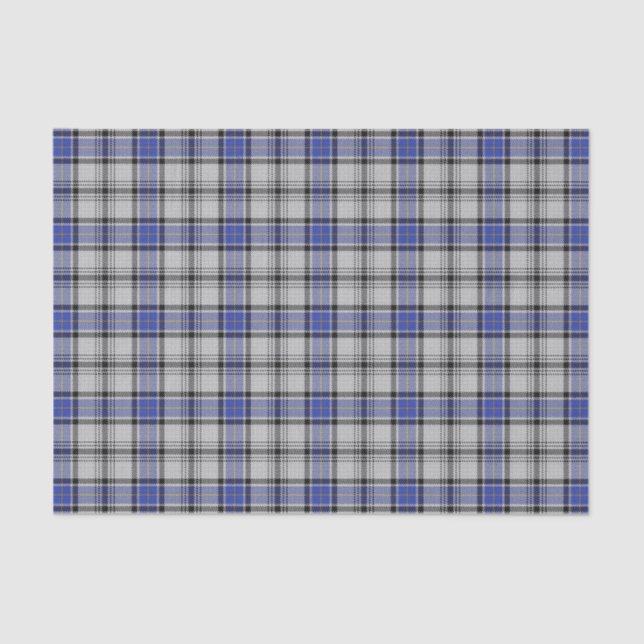 Scottish Clan Hannay Tartan Plaid Tissue Paper (Front)