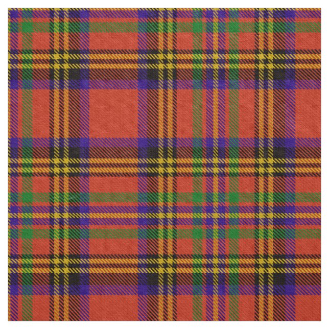 Scottish Clan Hepburn Tartan Plaid Fabric (Swatch)