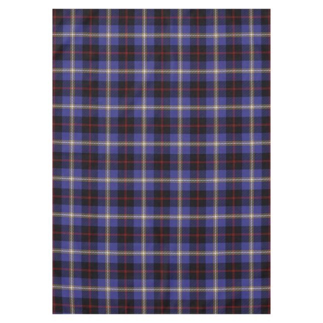 Scottish Clan Hill Tartan Plaid Tablecloth (Front)
