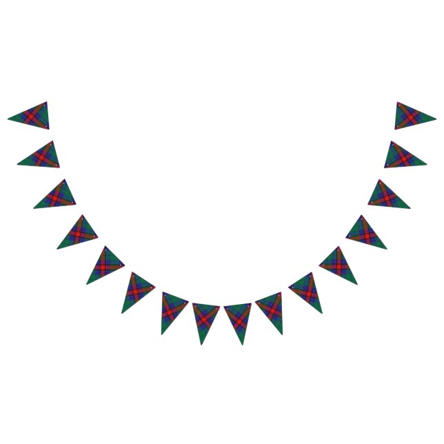 Scottish Clan Jardine Tartan Bunting (All)
