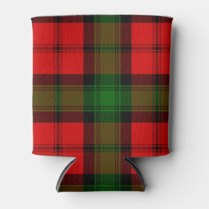 Scottish Clan Kerr Tartan Plaid Can Cooler