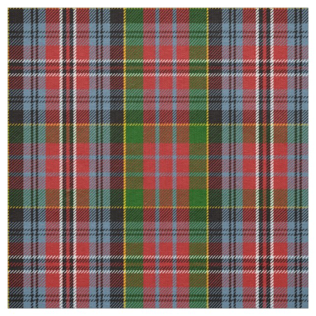 Scottish Clan Kidd Tartan Plaid Fabric (Swatch)