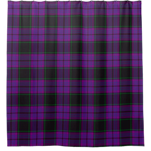 Scottish Clan Laird Tartan Plaid Shower Curtain (Front)
