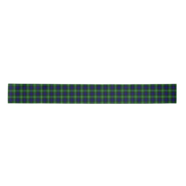 Scottish Clan Lamont Tartan Satin Ribbon (Front)