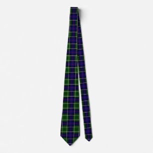 Scottish Clan Leslie Tartan Plaid Tie