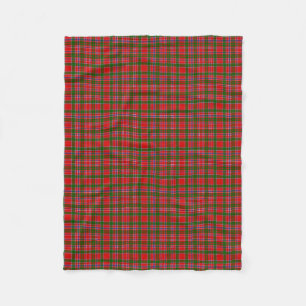 Scottish Clan MacAlister Tartan Plaid Fleece Blanket
