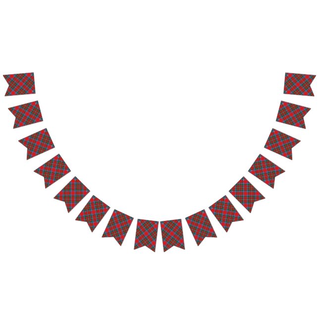 Scottish Clan MacBean MacBain Tartan Bunting (All)