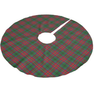 Scottish Clan MacCulloch Tartan Brushed Polyester Tree Skirt