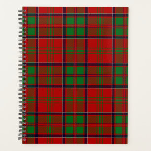 Scottish Clan MacDonald of Glencoe Tartan Plaid Planner