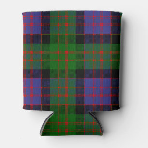 Scottish Clan MacDonald Tartan Plaid Can Cooler