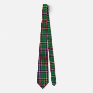 Scottish Clan MacFarlane Hunting Tartan Plaid Tie