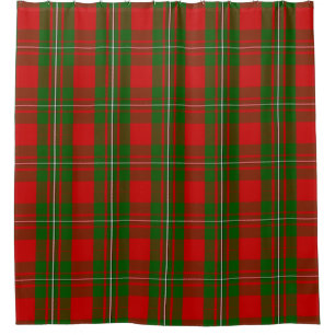 Scottish Clan MacGregor Tartan Plaid Shower Curtain