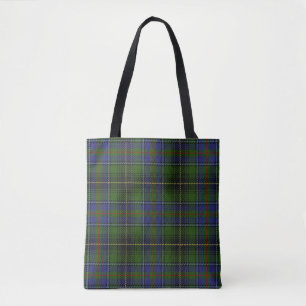 Scottish Clan MacInnes Tartan Plaid Tote Bag